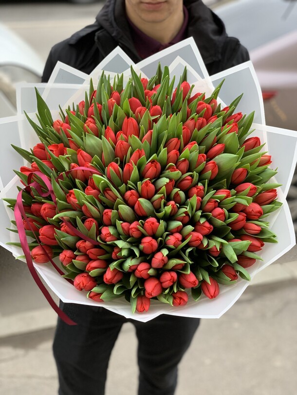 Тюльпаны, артикул F1348632 - 59950 рублей, доставка по городу. Flawery - доставка цветов