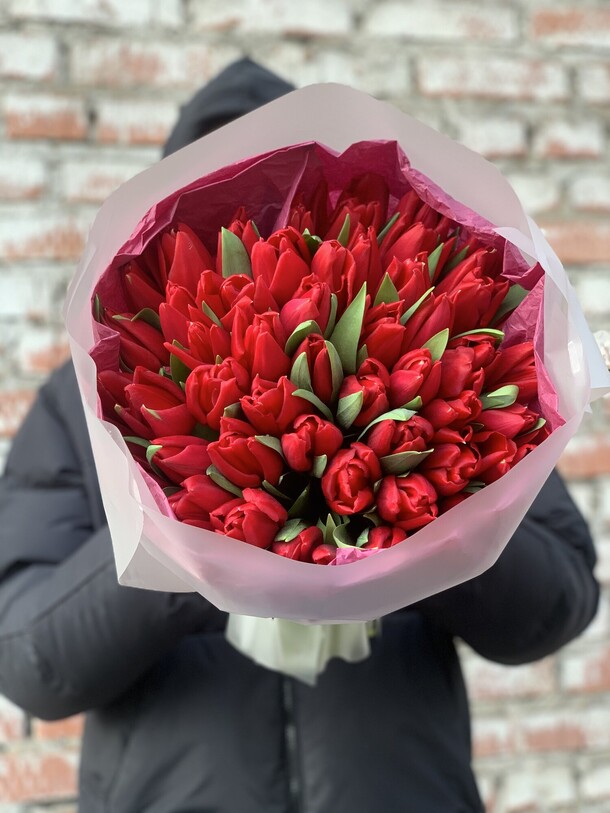 Тюльпаны, артикул F1350900 - 19950 рублей, доставка по городу. Flawery - доставка цветов