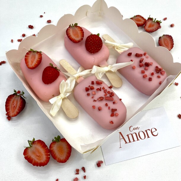 Набор 4 чизкейков, артикул F1331718 - 1490 рублей, доставка по городу. Flawery - доставка цветов