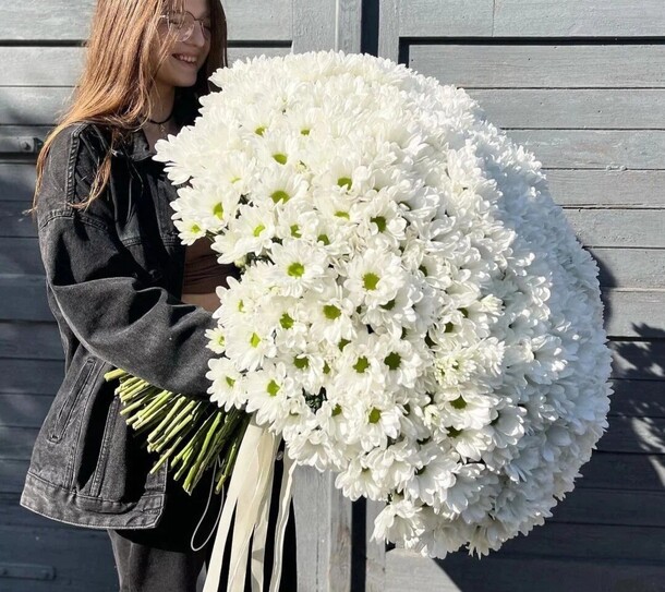 201 хризантема, артикул F1316422 - 57200 рублей, доставка по городу. Flawery - доставка цветов