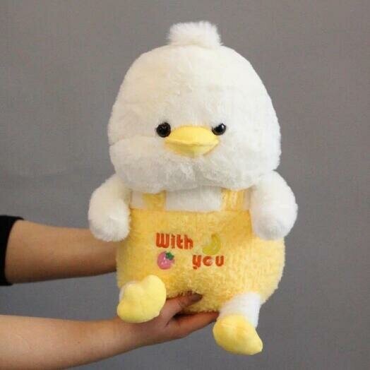 Мягкая игрушка уточка в комбинезоне, артикул F1385196 - 3538 рублей, доставка по городу. Flawery - доставка цветов