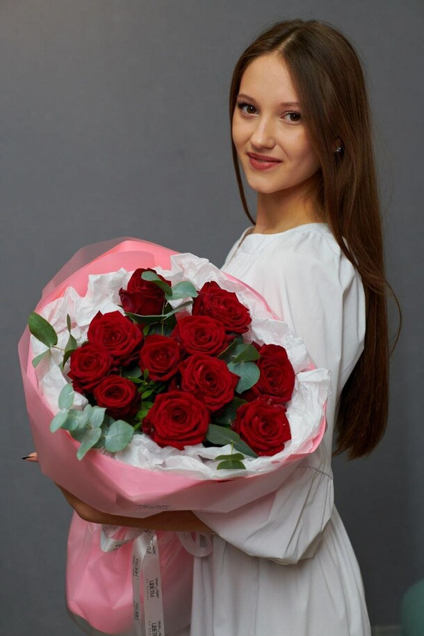 Букет «заря любви», артикул F1508373 - 7100 рублей, доставка по городу. Flawery - доставка цветов