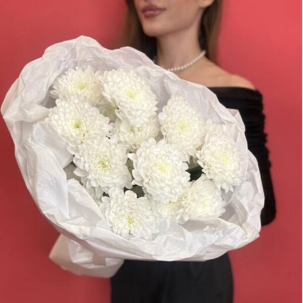 Букет из хризантемы, артикул F1479996 - 1540 рублей, доставка по городу. Flawery - доставка цветов