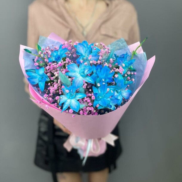 Розовый космос, артикул F1325050 - 3219 рублей, доставка по городу. Flawery - доставка цветов