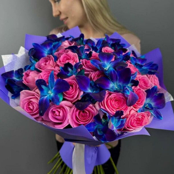 Розовый закат (размер l), артикул F1325545 - 17340 рублей, доставка по городу. Flawery - доставка цветов