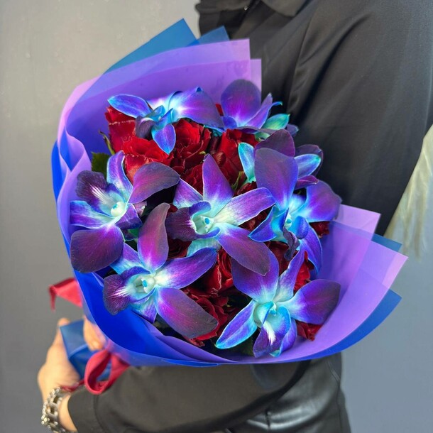 Пламенные чувства, артикул F1452976 - 5993 рублей, доставка по городу. Flawery - доставка цветов