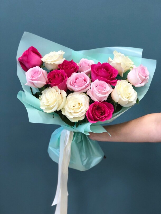 Букет "яркий микс", артикул F1149051 - 11846 рублей, доставка по городу. Flawery - доставка цветов