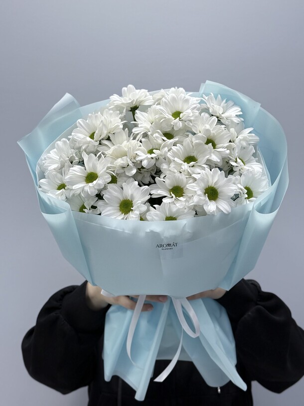 Букет из хризантемы, артикул F1401451 - 4290 рублей, доставка по городу. Flawery - доставка цветов