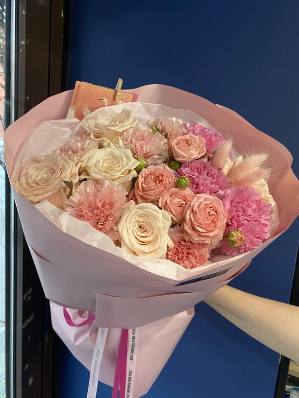 Розовая бомба, артикул F1228588 - 6313 рублей, доставка по городу. Flawery - доставка цветов