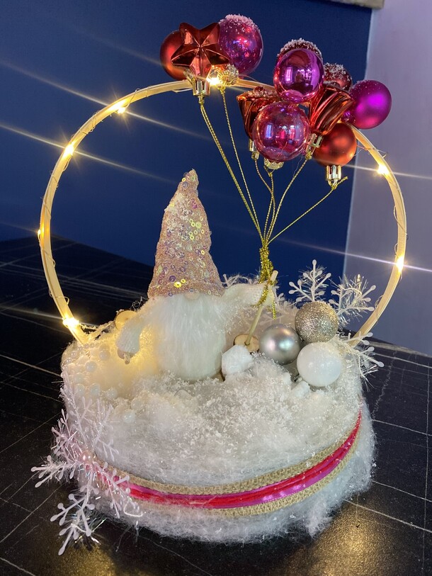 Новогодний гном, артикул F1237172 - 3000 рублей, доставка по городу. Flawery - доставка цветов