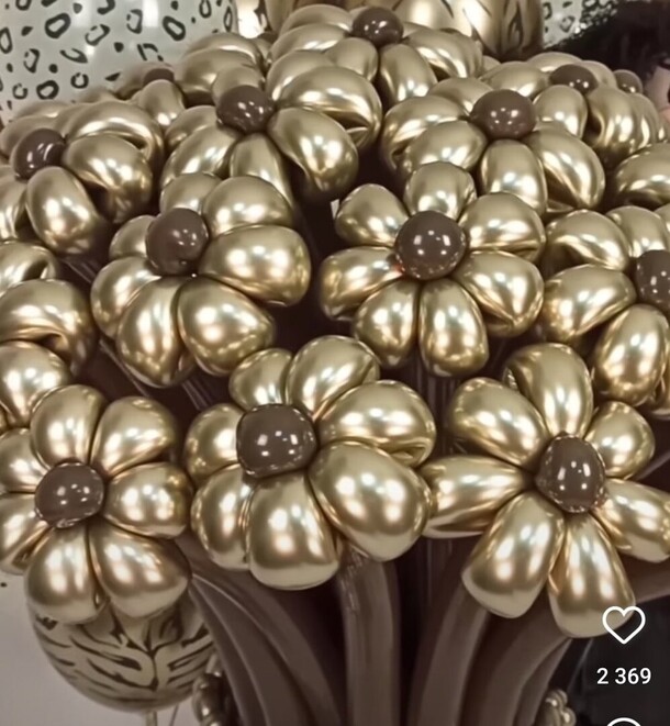 Цветы из шаров ромашки, артикул F1326430 - 2300 рублей, доставка по городу. Flawery - доставка цветов