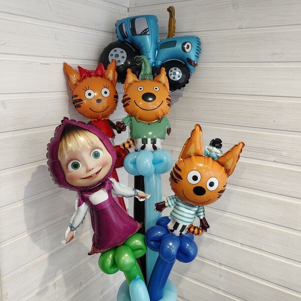 Шар - игрушка мини фигуры ( шары), артикул F1326881 - 2000 рублей, доставка по городу. Flawery - доставка цветов