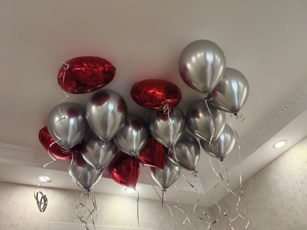 Гелиевые шары под потолок, артикул F1337041 - 4990 рублей, доставка по городу. Flawery - доставка цветов