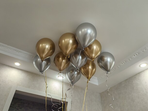 Гелиевые шары под потолок, артикул F1341129 - 2500 рублей, доставка по городу. Flawery - доставка цветов