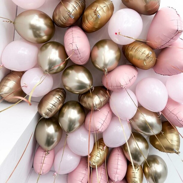 Гелиевые шары под потолок, артикул F1350064 - 9200 рублей, доставка по городу. Flawery - доставка цветов