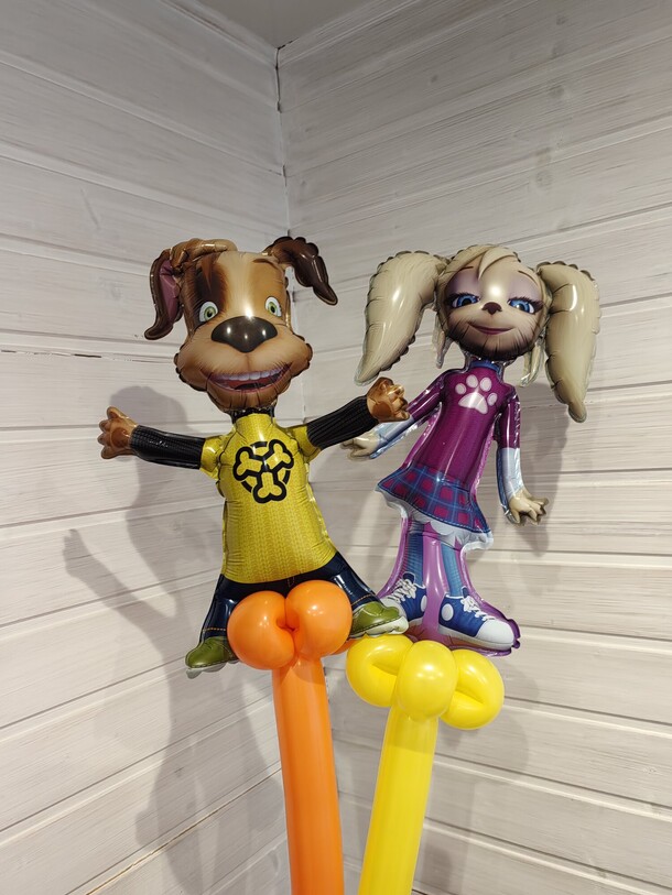 Шар - игрушка мини барбоскины, артикул F1350721 - 900 рублей, доставка по городу. Flawery - доставка цветов