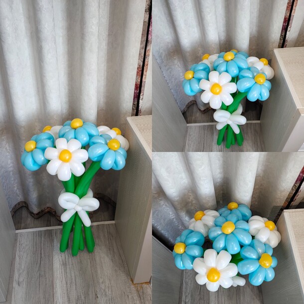 Букет из воздушных ромашек, артикул F1365127 - 1400 рублей, доставка по городу. Flawery - доставка цветов