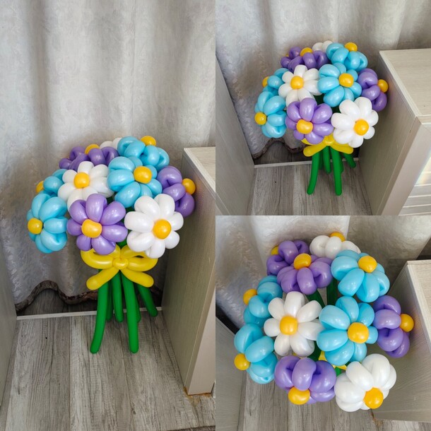 Букет цветов из шаров, артикул F1365231 - 2200 рублей, доставка по городу. Flawery - доставка цветов
