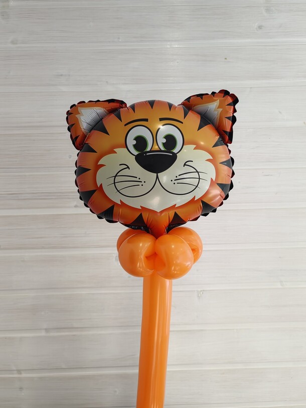 Шар - игрушка мини фигурка тигр, артикул F1434494 - 500 рублей, доставка по городу. Flawery - доставка цветов
