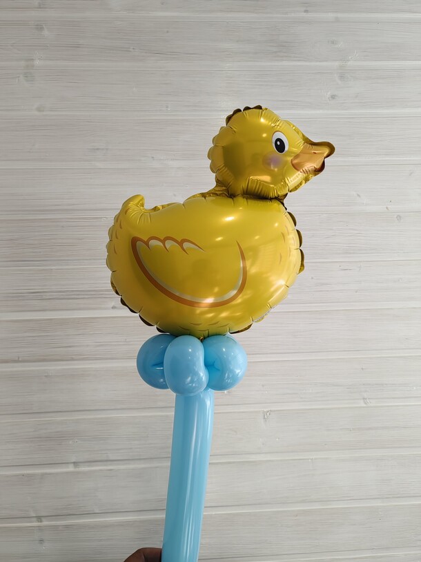 Шар - игрушка мини фигурка уточка, артикул F1434495 - 500 рублей, доставка по городу. Flawery - доставка цветов