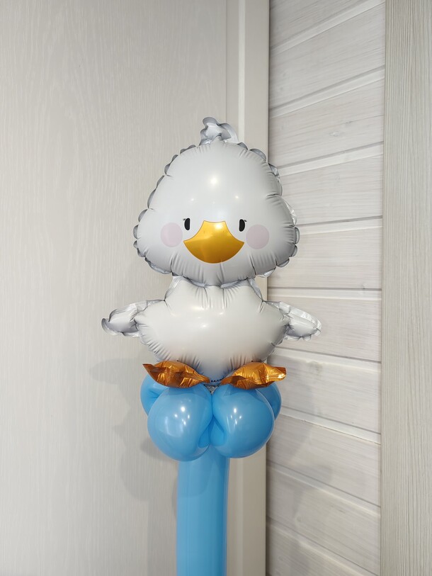 Шар - игрушка мини фигурка гусь, артикул F1455985 - 500 рублей, доставка по городу. Flawery - доставка цветов