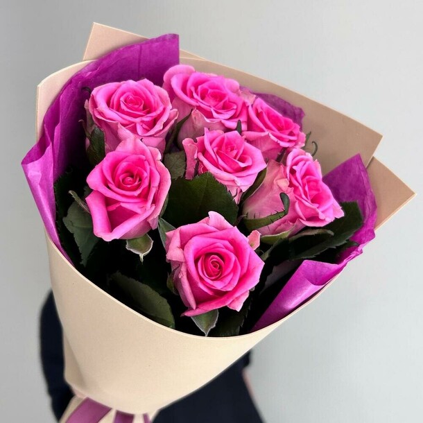 Букетик розовых роз💖, артикул F1329922 - 2550 рублей, доставка по городу. Flawery - доставка цветов