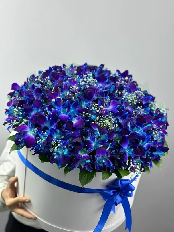 Орхидея в коробке, артикул F1348110 - 19900 рублей, доставка по городу. Flawery - доставка цветов