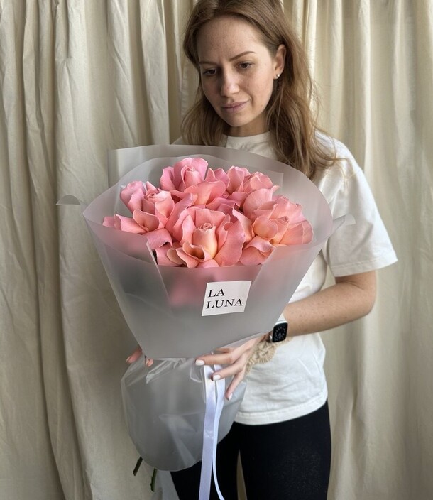 5 французских роз hermosa, артикул F1419028 - 3090 рублей, доставка по городу. Flawery - доставка цветов