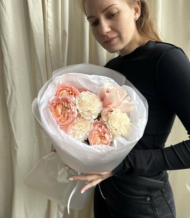 Персиковое суфле, артикул F1428072 - 2490 рублей, доставка по городу. Flawery - доставка цветов