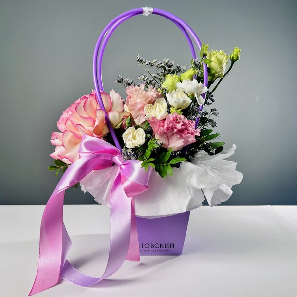 Мармеладная сумочка с французской розой, артикул F1289105 - 2600 рублей, доставка по городу. Flawery - доставка цветов