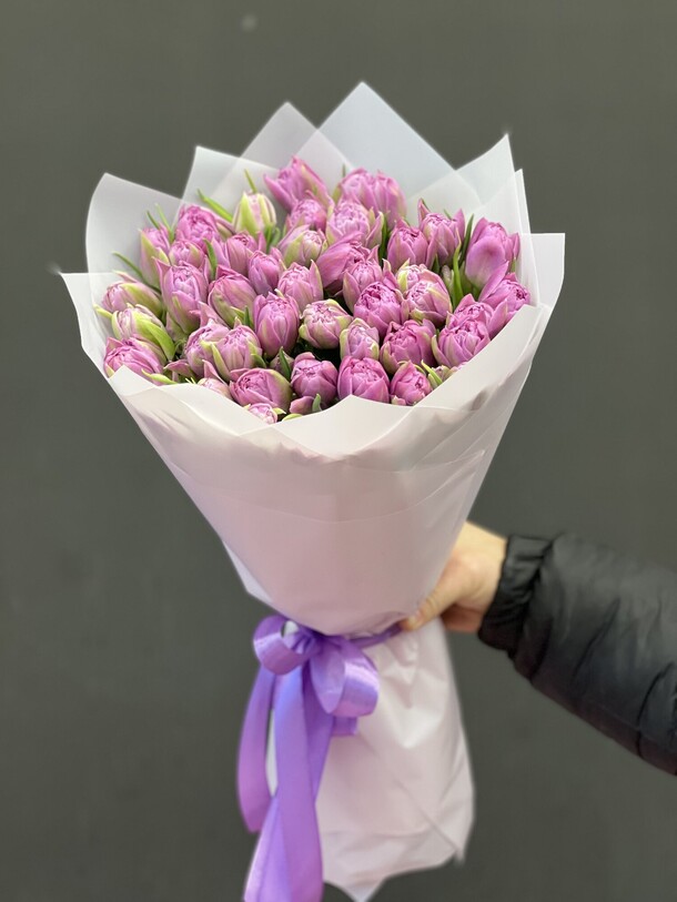 Пионовидные тюльпаны, артикул F1351384 - 22014 рублей, доставка по городу. Flawery - доставка цветов