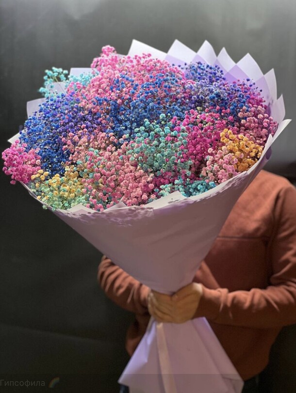 Гипсофила радужная, артикул F1373343 - 13270 рублей, доставка по городу. Flawery - доставка цветов