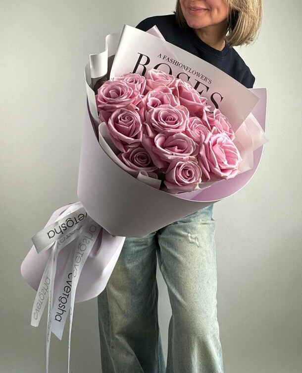 Букет из роз "нежность", артикул F1332283 - 4560 рублей, доставка по городу. Flawery - доставка цветов