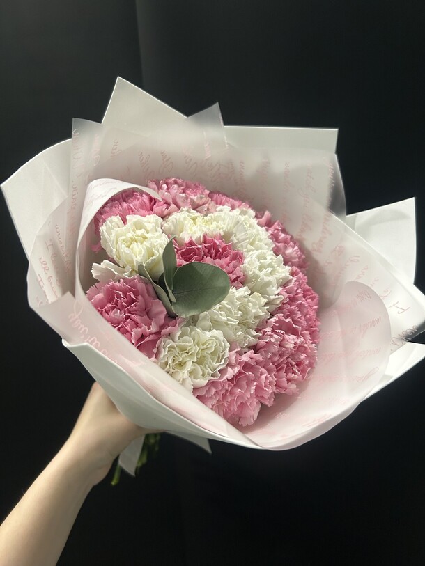 Букет из 15 диантусов, артикул F1248706 - 2636 рублей, доставка по городу. Flawery - доставка цветов