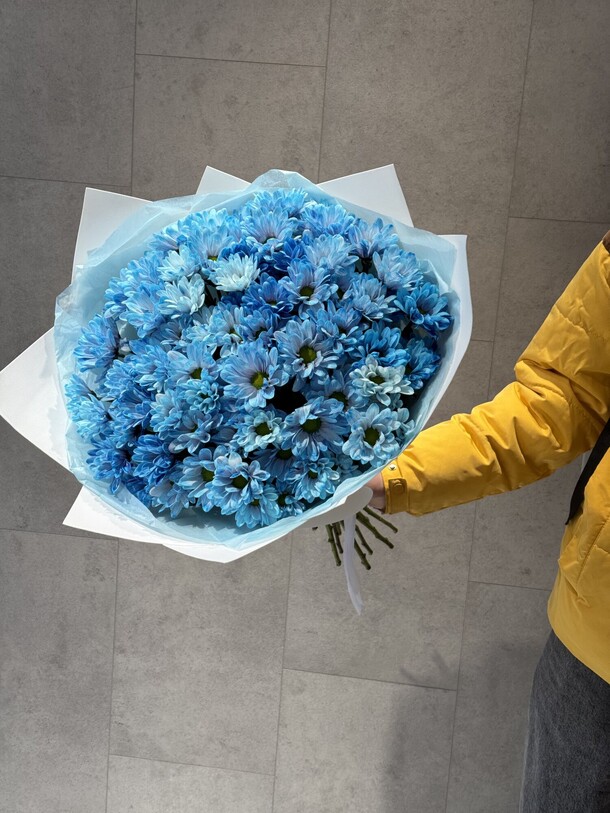 Букет голубое небо, артикул F1344734 - 9488 рублей, доставка по городу. Flawery - доставка цветов