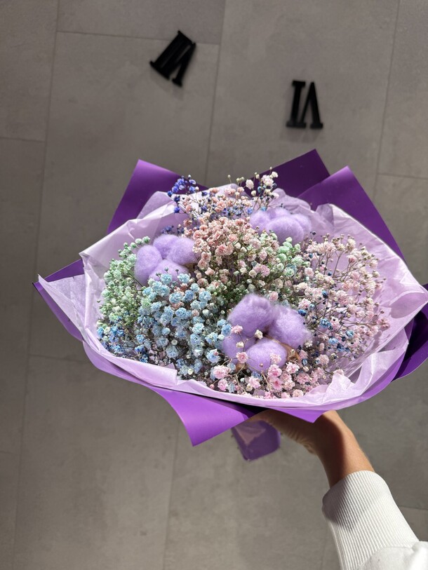 Букет гипсофила, артикул F1345717 - 2750 рублей, доставка по городу. Flawery - доставка цветов