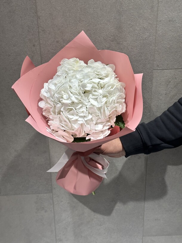 Букет 1 гортензия, артикул F1345957 - 2200 рублей, доставка по городу. Flawery - доставка цветов