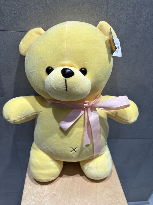 Мишка желтый, артикул F1349333 - 2145 рублей, доставка по городу. Flawery - доставка цветов