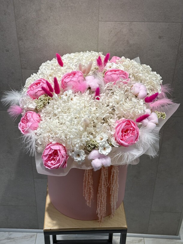 Композиция из сухоцветов, артикул F1360395 - 19201 рублей, доставка по городу. Flawery - доставка цветов