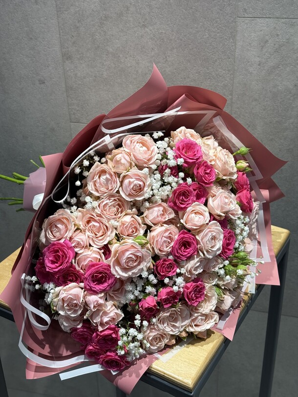 Кустовые розочки, артикул F1377564 - 9735 рублей, доставка по городу. Flawery - доставка цветов