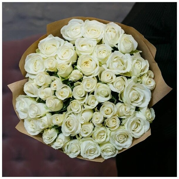 Букет из 51 розы, артикул F1378393 - 13475 рублей, доставка по городу. Flawery - доставка цветов