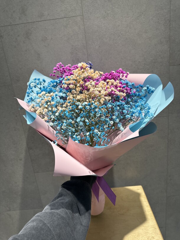 Букет из гипсофилы, артикул F1380793 - 4290 рублей, доставка по городу. Flawery - доставка цветов