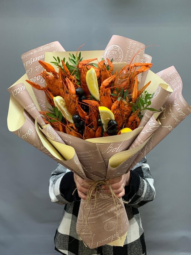 Букет из раков, артикул F1384495 - 11000 рублей, доставка по городу. Flawery - доставка цветов