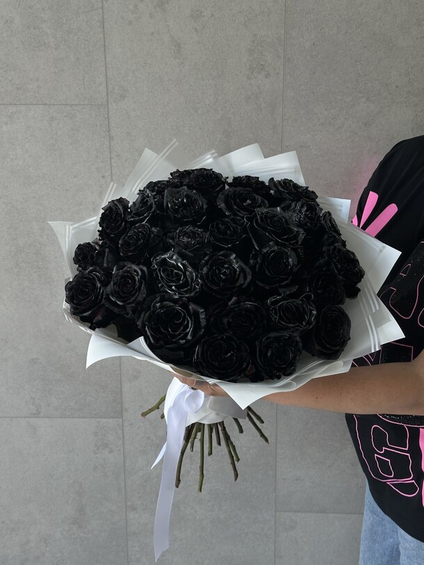 Черная ночь, артикул F1433934 - 13200 рублей, доставка по городу. Flawery - доставка цветов