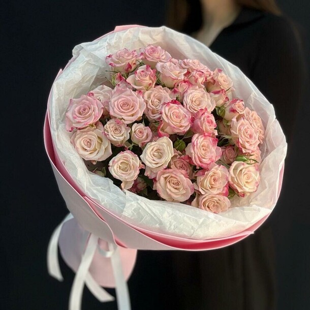 Кустовые розы (мб 229), артикул F1412608 - 5155 рублей, доставка по городу. Flawery - доставка цветов