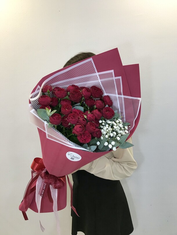 Шикарный букет «мона», артикул F1159144 - 8419 рублей, доставка по городу. Flawery - доставка цветов