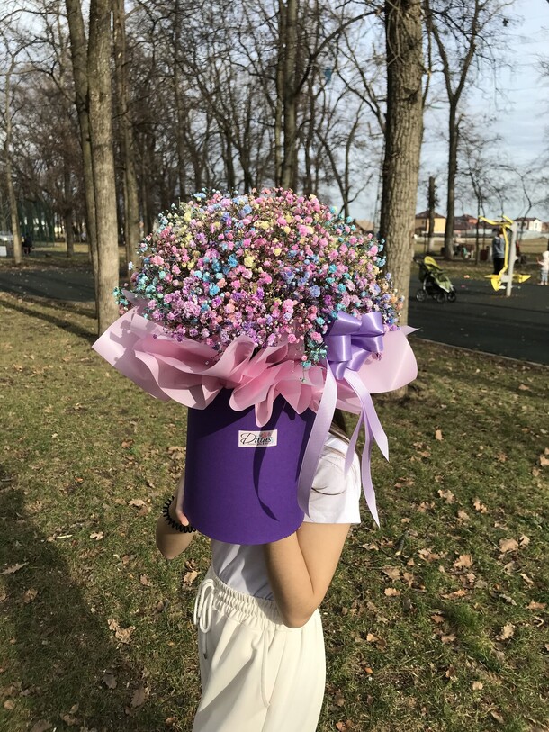 Гипсофиловое счастье, артикул F1161007 - 8504 рублей, доставка по городу. Flawery - доставка цветов