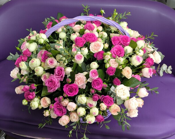 Волшебная корзина, артикул F1406250 - 23500 рублей, доставка по городу. Flawery - доставка цветов