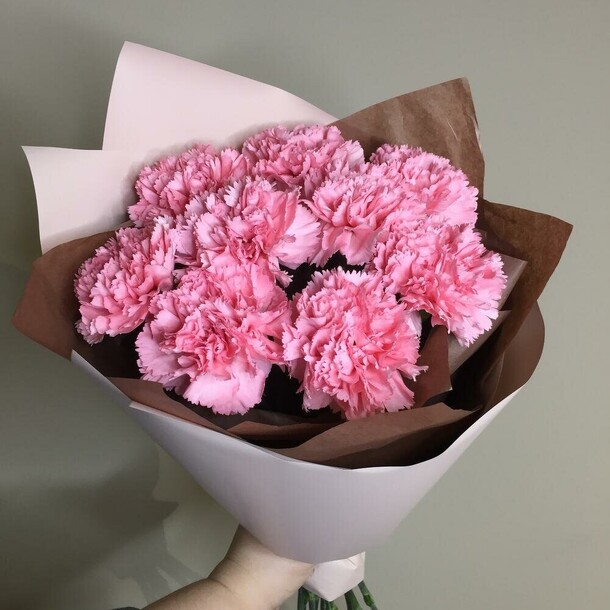 Букет диантусов, артикул F1350817 - 3487 рублей, доставка по городу. Flawery - доставка цветов