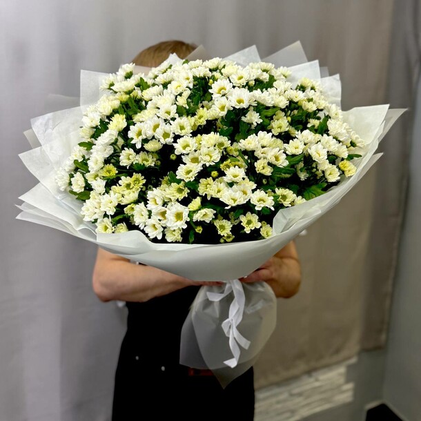 Букет хризантемы, артикул F1406612 - 6663 рублей, доставка по городу. Flawery - доставка цветов